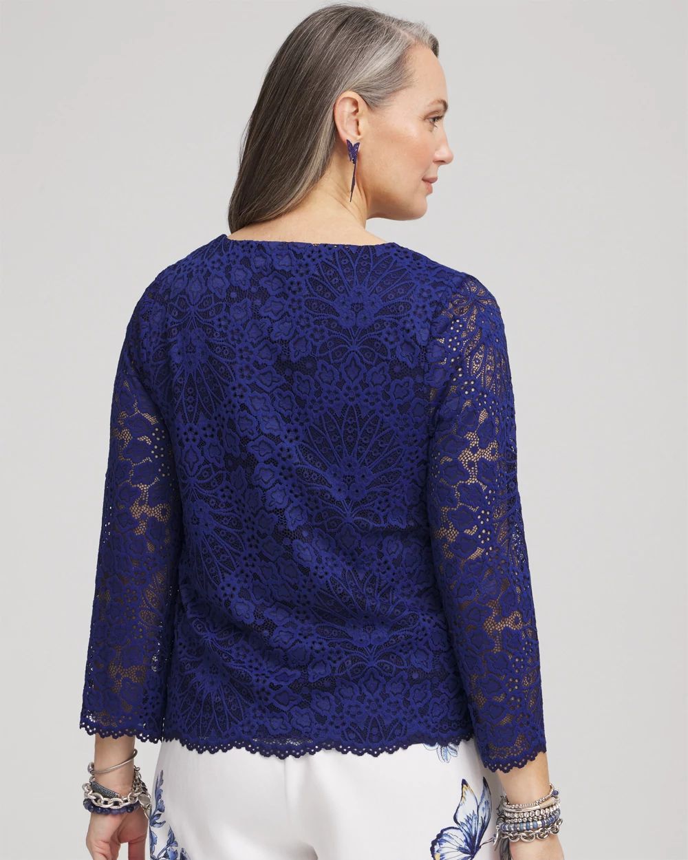 Scalloped Hem Lace Top | Chico's